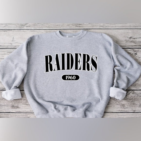 Raiders Offset Crewneck - Picture 1 of 5